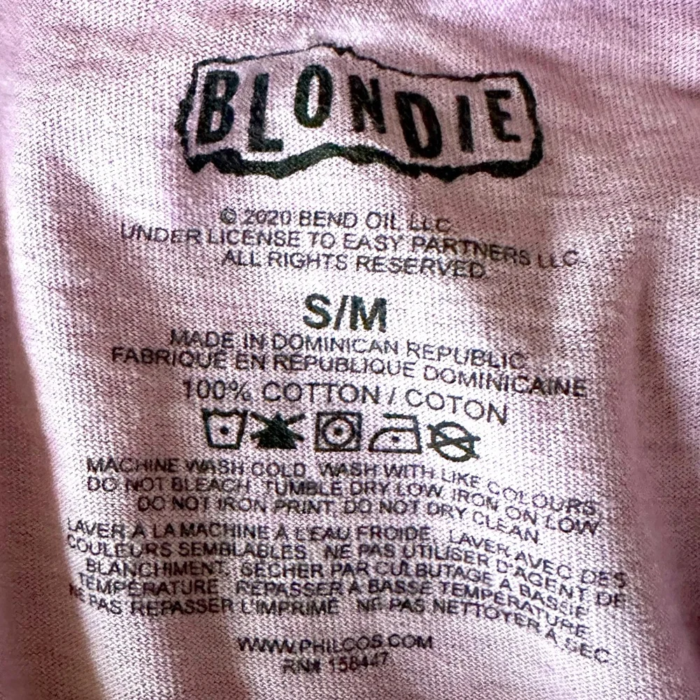 BLONDIE CROPPED SHORT-SLEEVE TEE SHIRT - Picture 3 of 3